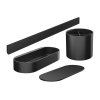Hansgrohe WallStoris Set kúpeľňových doplnkov, matná čierna 27968670-HG