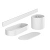 Hansgrohe WallStoris Set kúpeľňových doplnkov, matná biela 27968700-HG
