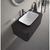 Duravit Happy D.2 Plus Umývadlová misa zápustná, 60x40 cm, bez prepadu, WonderGliss, biela/antracit mat 23596061001