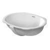 Duravit Santosa Umývadlo zápustné, 51x38 cm, s prepadom, WonderGliss, biela 04665100001