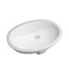 Duravit Santosa Umývadlo zápustné, 51x38 cm, s prepadom, WonderGliss, biela 04665100001