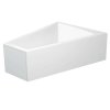 Duravit  Vaňa asymetrická, 170x130 cm, s panelom, pravá, biela 700267000000000