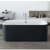 Duravit Happy D.2 Plus Voľne stojaca vaňa, 180x80 cm, biela/graphit super matt 700453800000000