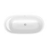 Duravit Cape Cod Voľne stojaca vaňa, 165x78 cm, DuraSolid, ClickClack, biela 700459000000000