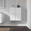 Duravit L-Cube Skrinka, 80x70x24 cm, 2 dvierka, biela mat LC116701818