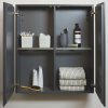 Duravit L-Cube Skrinka, 80x70x24 cm, 2 dvierka, biela mat LC116701818