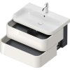 Duravit Happy D.2 Plus Skrinka s umývadlom, 48x78x49 cm, 2 zásuvky, biela vysoký lesk HP4637O2222