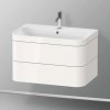 Duravit Happy D.2 Plus Skrinka s umývadlom, 48x78x49 cm, 2 zásuvky, biela vysoký lesk HP4637O2222