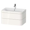 Duravit Happy D.2 Plus Skrinka s umývadlom, 48x78x49 cm, 2 zásuvky, biela vysoký lesk HP4637O2222