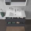 Duravit L-Cube Umývadlová skrinka, 55x102x48 cm, 2 zásuvky, grafit mat LC624204949