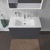 Duravit L-Cube Umývadlová skrinka, 55x102x48 cm, 2 zásuvky, grafit mat LC624204949