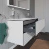 Duravit L-Cube Umývadlová skrinka, 55x129x48 cm, 2 zásuvky, biela mat LC625801818