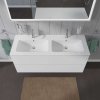 Duravit L-Cube Umývadlová skrinka, 55x129x48 cm, 2 zásuvky, biela mat LC625801818