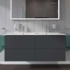 Duravit L-Cube Umývadlová skrinka, 55x129x48 cm, 4 zásuvky, grafit mat LC625904949