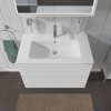 Duravit L-Cube Umývadlová skrinka, 55x82x48 cm, 2 zásuvky, biela mat LC624101818