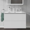 Duravit L-Cube Umývadlová skrinka, 55x82x48 cm, 2 zásuvky, biela mat LC624101818