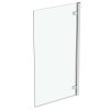 Ideal Standard i.Life Vaňová zástena 82 cm, pravá, silver bright/číre sklo T4884EO