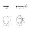 Ideal Standard i.Life A WC doska UNI, biela T467501
