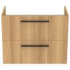 Ideal Standard i.Life A Skrinka pod umývadlo, 80x44x63 cm, 2 zásuvky, dub T5256NX