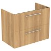 Ideal Standard i.Life A Skrinka pod umývadlo, 80x44x63 cm, 2 zásuvky, dub T5256NX