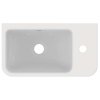 Ideal Standard i.Life S Umývadielko, 45x25 cm, s prepadom, otvor na batériu vpravo, biela T458601
