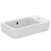 Ideal Standard i.Life S Umývadielko, 45x25 cm, s prepadom, otvor na batériu vpravo, biela T458601