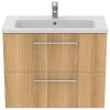 Ideal Standard i.Life S Skrinka pod umývadlo, 800x375x630 mm, 2 zásuvky, dub T5295NX