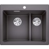 Blanco Pleon 6 Split Silgranitový drez, 62x51 cm, sivá skala 521690