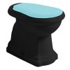 RETRO KERASAN RETRO WC misa 38,5x59cm, spodný odpad, čierna mat 101031