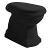 RETRO KERASAN RETRO WC misa 38,5x59cm, spodný odpad, čierna mat 101031