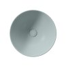 GSI PURA COLOR PURA keramické umývadlo na dosku vysoké, piemer 42cm, ghiaccio mat 885215