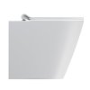 GSI KUBE X COLOR KUBE X WC misa stojaca, Swirlflush, 36x55cm, spodný/zadný odpad, biela dual-mat 941009