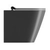 GSI KUBE X COLOR KUBE X WC misa stojaca, Swirlflush, 36x55cm, spodný/zadný odpad, čierna dual-mat 941026