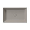 GSI KUBE X keramické umývadlo na dosku 60x37cm, tortora mat 945305