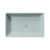 GSI KUBE X COLOR KUBE X keramické umývadlo na dosku 60x37cm, ghiaccio mat 945315