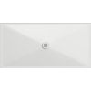 GSI EXTRA FLAT Keramická sprchová vanička, obdĺžnik 160x80x2cm, biela mat 46160809