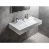 GSI KUBE X keramické dvojumývadlo 100x47cm, brúsená spodná hrana, biela ExtraGlaze 94239211
