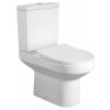 Aqualine VERMET WC kombi mísa, spodný/zadný odpad, biela VR038