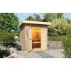 fínska sauna KARIBU TORGE (86172) natur LG4012