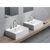 GSI KUBE X COLOR KUBE X keramické umývadlo 45x35cm, biela mat 9485109