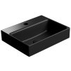 GSI NUBES COLOR NUBES keramické umývadlo 40x32cm, čierna mat 9684126