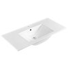 Sapho SLIM keramické umývadlo, nábytkové, 100x46,5cm, biela 1601-100