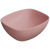 GSI NUBES COLOR NUBES keramické umývadlo na dosku 40x35cm, blush mat 978524