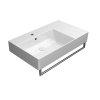 GSI KUBE X keramické umývadlo 80x47cm, s odkladacou plochou vpravo, biela ExtraGlaze 9456111