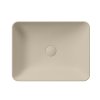 GSI COLOR ELEMENTS SAND keramické umývadlo na dosku 50x38 cm, creta mat 903708