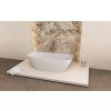 Polysan MEDINA voľne stojaca vaňa 165x70x52cm, solid surface, biela mat 92430