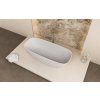 Polysan MEDINA voľne stojaca vaňa 165x70x52cm, solid surface, biela mat 92430