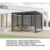 hliníková bioklimatická pergola LANITPLAST BASIC 3x2,5 m LG4288