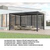 bioklimatická pergola LANITPLAST BASIC 4x3 m LG4293
