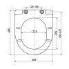 Alca  WC doska, duroplast, softclose, biela A66